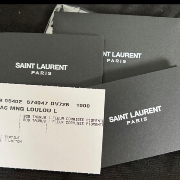 Saint Laurent YSL Monogram Large Quilted Shoulder Bag - Picture 9 of 10